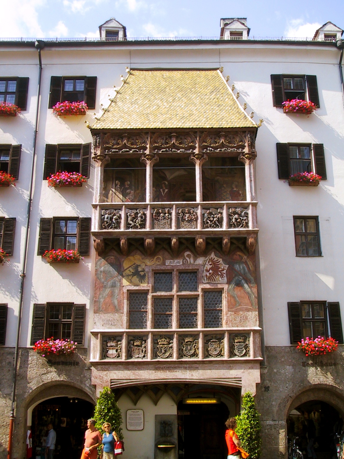 The Golden Roof (Goldenes Dachl) in Innsbruck’s old town
