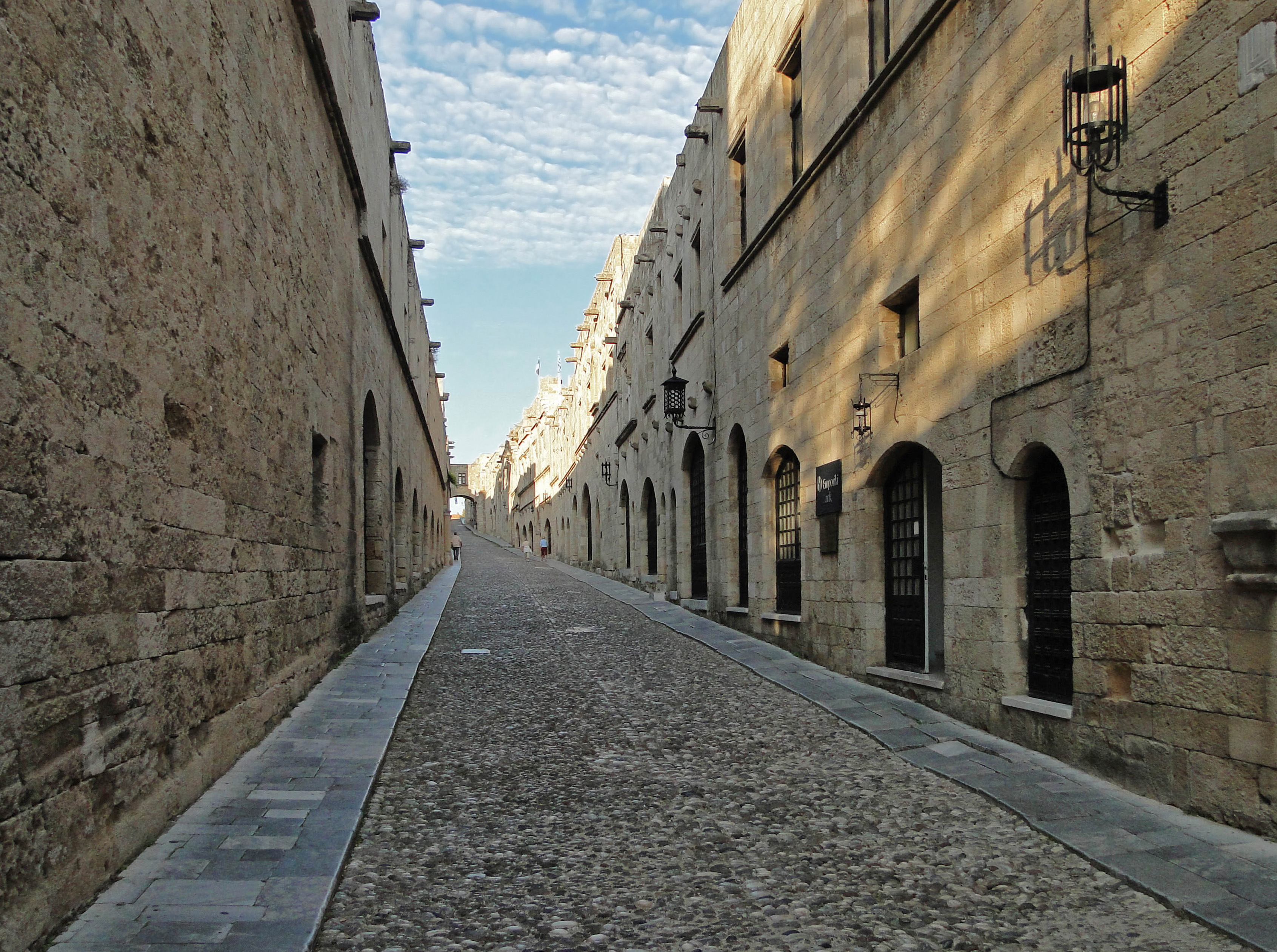 The Street of the Knights in the Medieval City of Rhodes