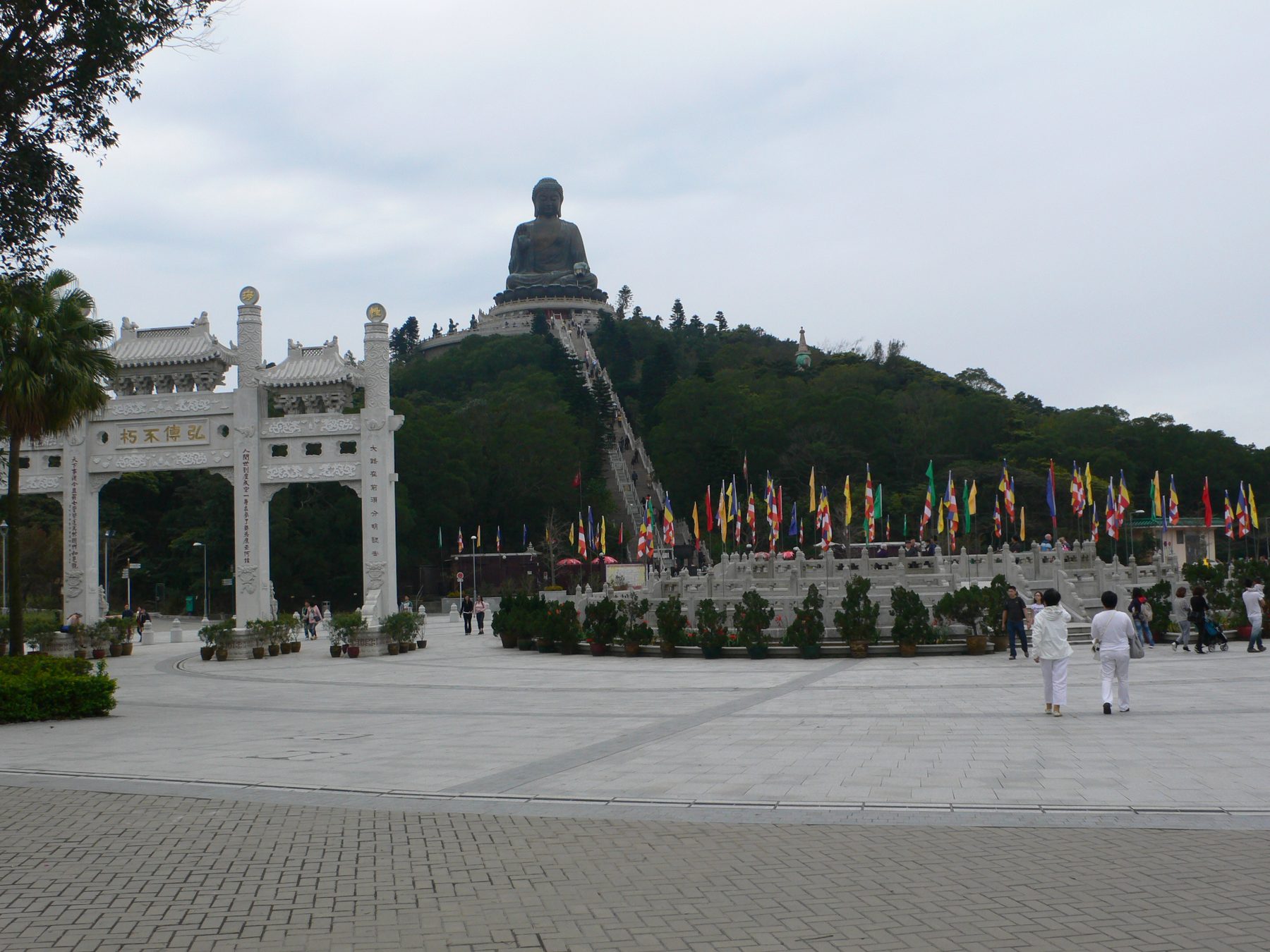 The Tian Tan Buddha above Po Lin Monastery, Lantau Island