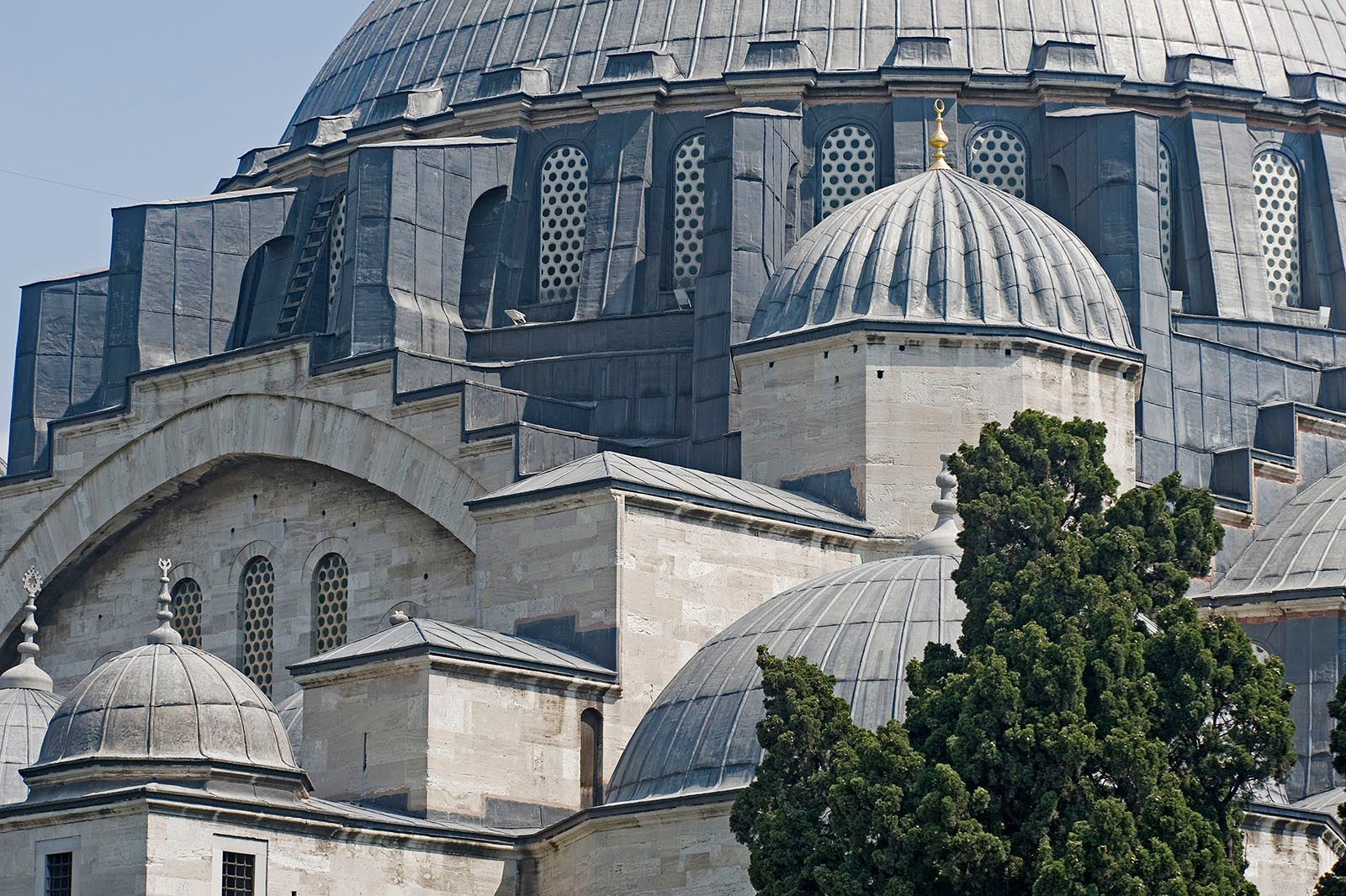 The Süleymaniye Mosque’s exterior and courtyard on Istanbul’s Third Hill, free to enter
